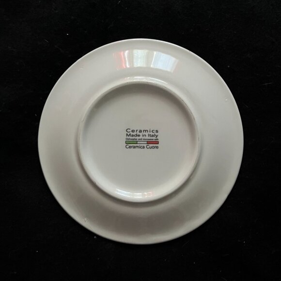 4 – Italian Ceramica Cuore “Formaggi” (“Cheese”) Ceramic Salad/Bread Plates - Picture 4 of 6